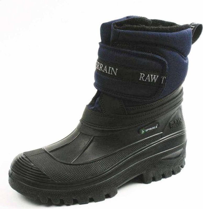 Spirale - 9907 gevoerde laars zwart blauw