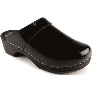 BigHorn - 6006 - Medische Klomp - Zwart - Lak