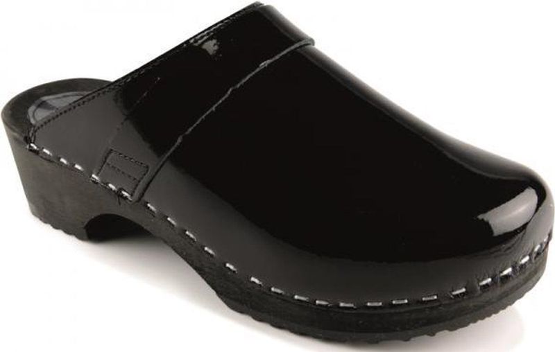 BigHorn - 6006 - Medische Klomp - Zwart - Lak