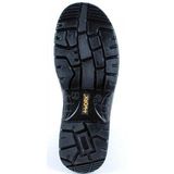 4WORK 4W12 Hoge Veiligheidsschoen - Zwart - Leren Bovenwerk - S3 Norm