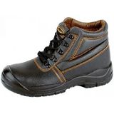 4WORK 4W12 Hoge Veiligheidsschoen - Zwart - Leren Bovenwerk - S3 Norm