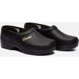 Gevavi Jens - Schoenklompen - Zwart - 100% Leder - Orthopedische Binnenzool