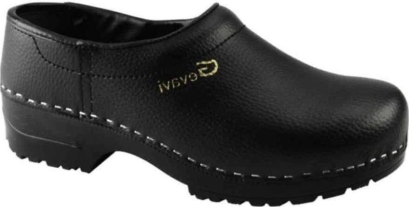 Gevavi Jens - Schoenklompen - Zwart - 100% Leder - Orthopedische Binnenzool