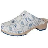 Bighorn - 6006 - Medische Klomp - Delfts Blauw - Populierenhout - PU-laag