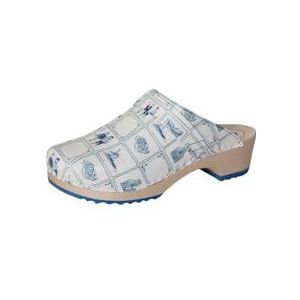 Bighorn - 6006 - Medische Klomp - Delfts Blauw - Populierenhout - PU-laag