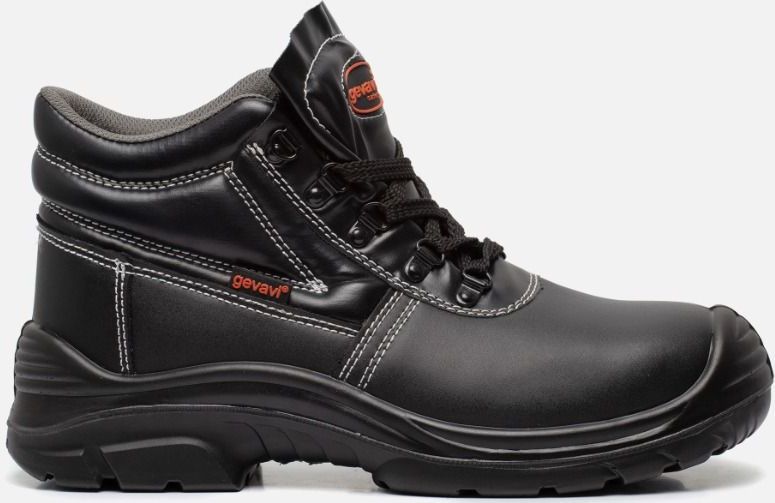 Gevavi - GS12 - Veiligheidsschoen - Zwart - Leer - S3 Norm