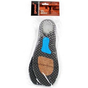 Gevavi Gel Inlegzool - Zwart - 38