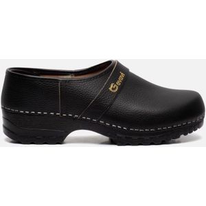 Gevavi Dallas Zwart Gesloten PU Schoenklompen
