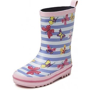 Gevavi - Vlinder - Regenlaarzen - Roze - Rubber