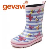Gevavi Boots - Vlinder meisjeslaars rubber roze