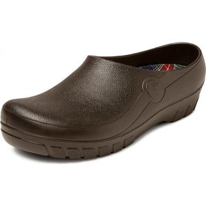 Gevavi Bruine Gesloten Tuinklompen - Antislip en Waterdicht