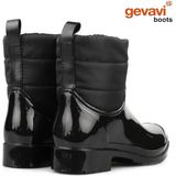Gevavi - Liss - Regenlaars - Zwart - PVC - Warme Voering