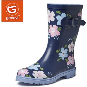 Gevavi rubber dameslaars Lucy blauw - maat 41