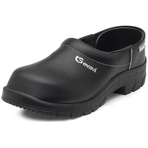 Gevavi Kraftic Flex - Werkklompen - Zwart - Extra Breed - Waterbestendig