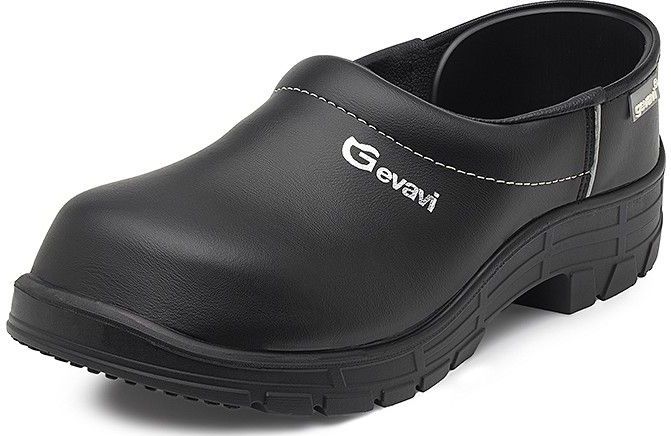 Gevavi Kraftic Flex - Werkklompen - Zwart - Extra Breed - Waterbestendig