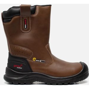 Gevavi Safety Werklaars Lecce Gx94 Bruin - Werkschoenen - 46 S3