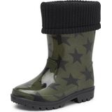 Star PVC Gevoerde Kinderlaars - Groen