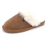 Gevavi - 1785 - Pantoffel - Cognac - Leer - Teddy Voering