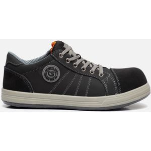 Gevavi - GS51 - Lage Veiligheidsschoen - Zwart - Split Nubuck Leer