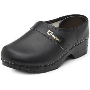 Gevavi - Boston - Gesloten Schoenklomp - Zwart