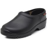 Gevavi - Houston - Schoenklompen - Zwart - Lederen Kap - Waterbestendig