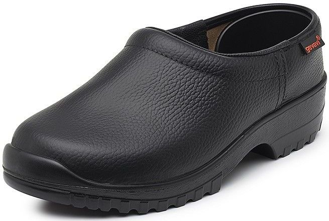 Gevavi - Houston - Schoenklompen - Zwart - Lederen Kap - Waterbestendig