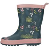 Kinderlaars Fleur blauw - rubberen kinderlaars - Fleur - blauw print