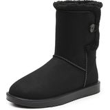 Neva - NV03 gevoerde dameslaars pvc zwart