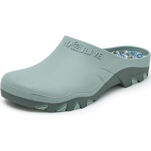 Natulive Tuinklompen - Licht Groen/Grijs - Dames