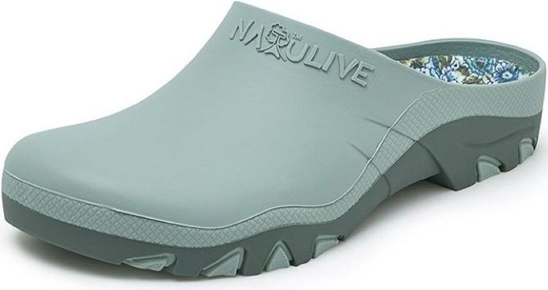 Natulive Tuinklompen - Licht Groen/Grijs - Dames
