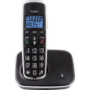 Fysic FX 6000 Big Button Dect Telefoon Zwart