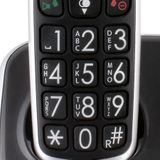Fysic FX-6020 - Big Button Dect telefoon - 2 handsets - Zwart