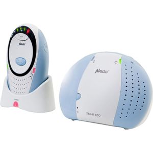 Alecto DBX-85 ECO - Full Eco DECT Babyfoon - Wit/Blauw