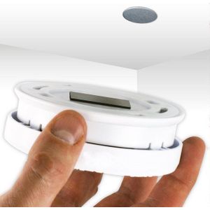 Alecto MK-2 - Magnetische Montageset voor Rook- en Koolmonoxidemelders - Ophangen zonder te boren