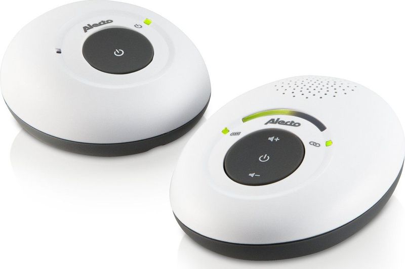 Alecto DBX-115 - Full Eco DECT Babyfoon - Wit/Antraciet