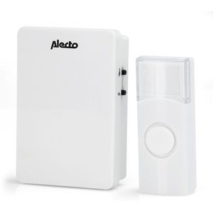 Alecto - ADB-11WT - Draadloze Deurbel - Wit - Spatwaterdicht