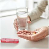 Fysic FC-53 Pillendoos - 7 doosjes voor iedere dag van de week - transparant met dag-doosjes