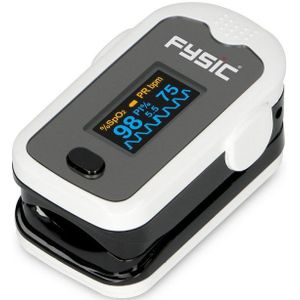 Fysic FPO-11 Saturatiemeter | Goedkope saturatiemeter nauwkeurig en snel zelf meten | Zwart