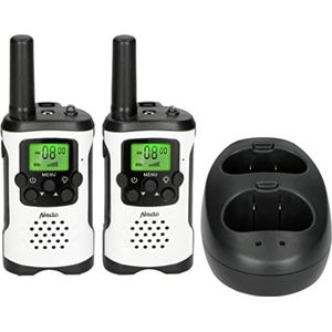 Alecto - Walkie Talkie Set - Wit - Duurzaam - 8 Kanalen
