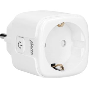 Alecto - SMART-PLUG10 - Smart WiFi Tussenstekker - Wit - 16A - 3680W