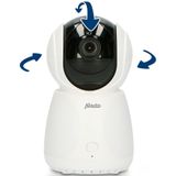 Alecto DVM-275 Digitale babymonitor (100% storingsvrij), met bestuurbare camera, lang bereik tot 300 meter, 12,7 cm, wit