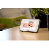 Alecto - DVM-150 - Babyfoon - Wit - Groot 5" Scherm