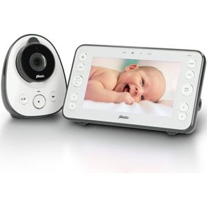 Alecto DVM-150 - Babyfoon met camera - Groot 5"" Scherm - Wit
