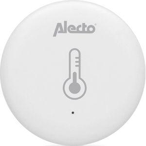 Alecto - SMART-TEMP10 - Smart Zigbee Temperatuur- en Vochtigheidssensor - Wit - Huisautomatisering