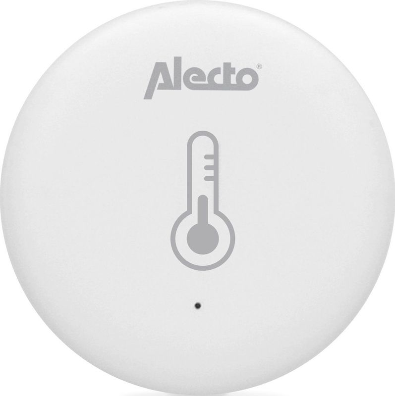 Alecto - SMART-TEMP10 - Smart Zigbee Temperatuur- en Vochtigheidssensor - Wit - Huisautomatisering