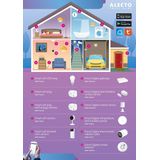 Alecto SMART-HEAT10 - Smart Zigbee Heizkörper-Thermostat, Weiß