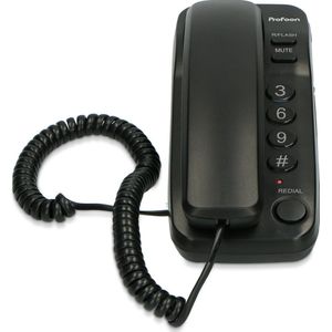 Profoon TX-115 Huistelefoon | Klassiek desk model | Zwart