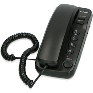 Profoon TX-115 Huistelefoon | Klassiek desk model | Zwart