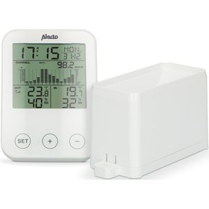 Alecto Weerstation met draadloze sensor Zwart / Grijs - WS-1200