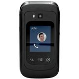 Eenvoudige Mobiele Klaptelefoon Voor Senioren met SOS Paniekknop Fysic F25 Zwart